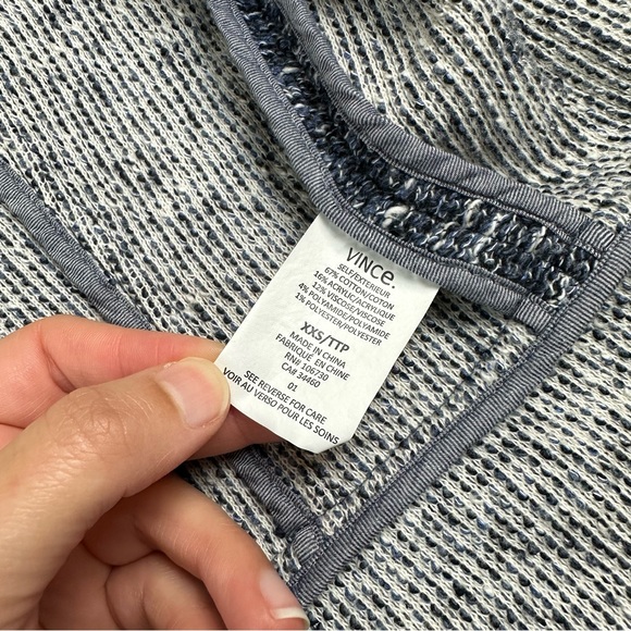 Vince blue tweed blazer/jacket - Picture 8 of 9